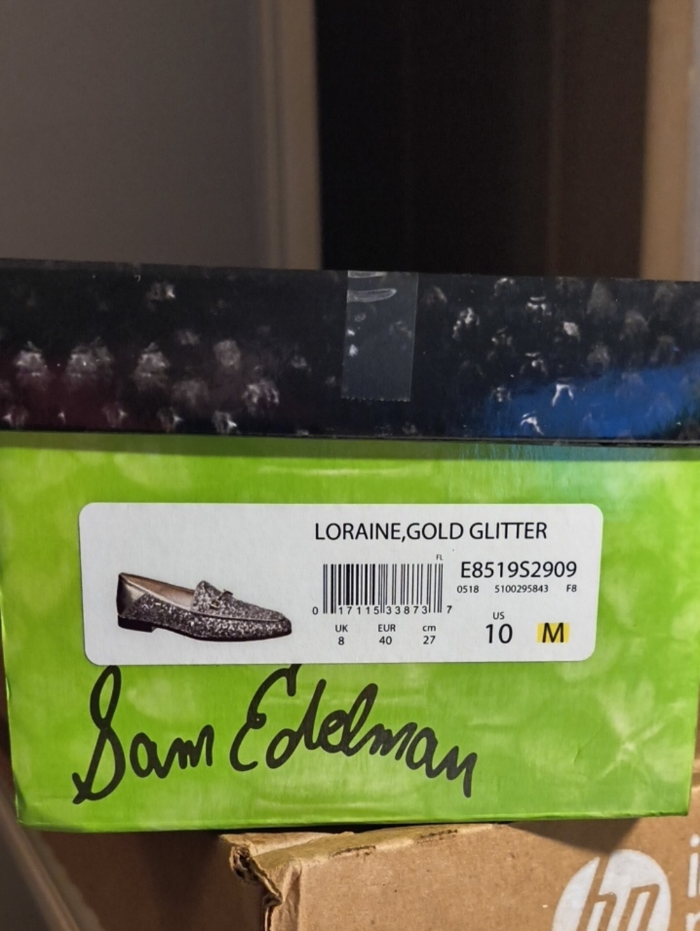 Ladies New Size 10 Sam Edelman Loraine Hold Glitter